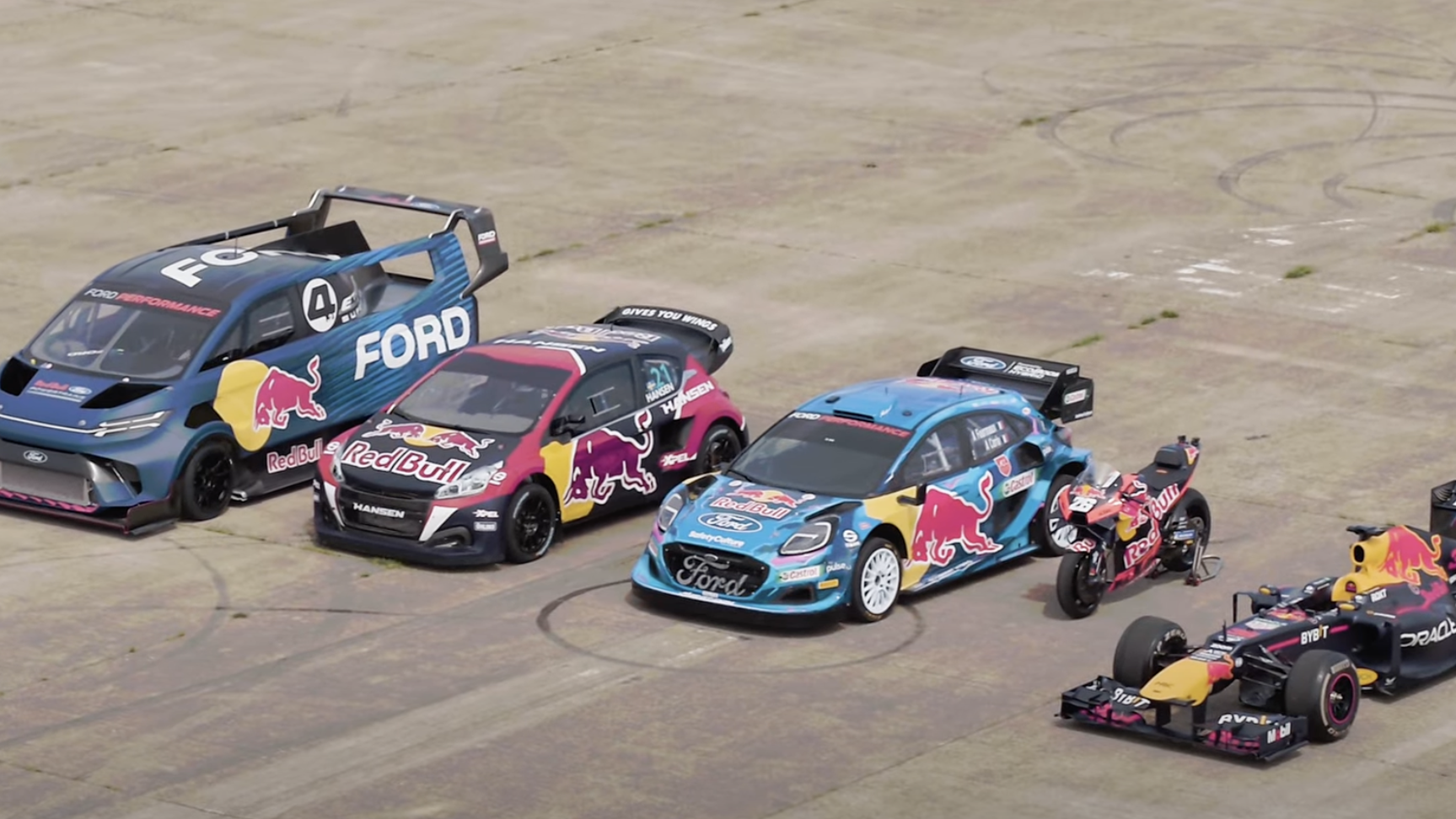 F1 car Vs MotoGP Vs WRC Vs WRX Vs... van